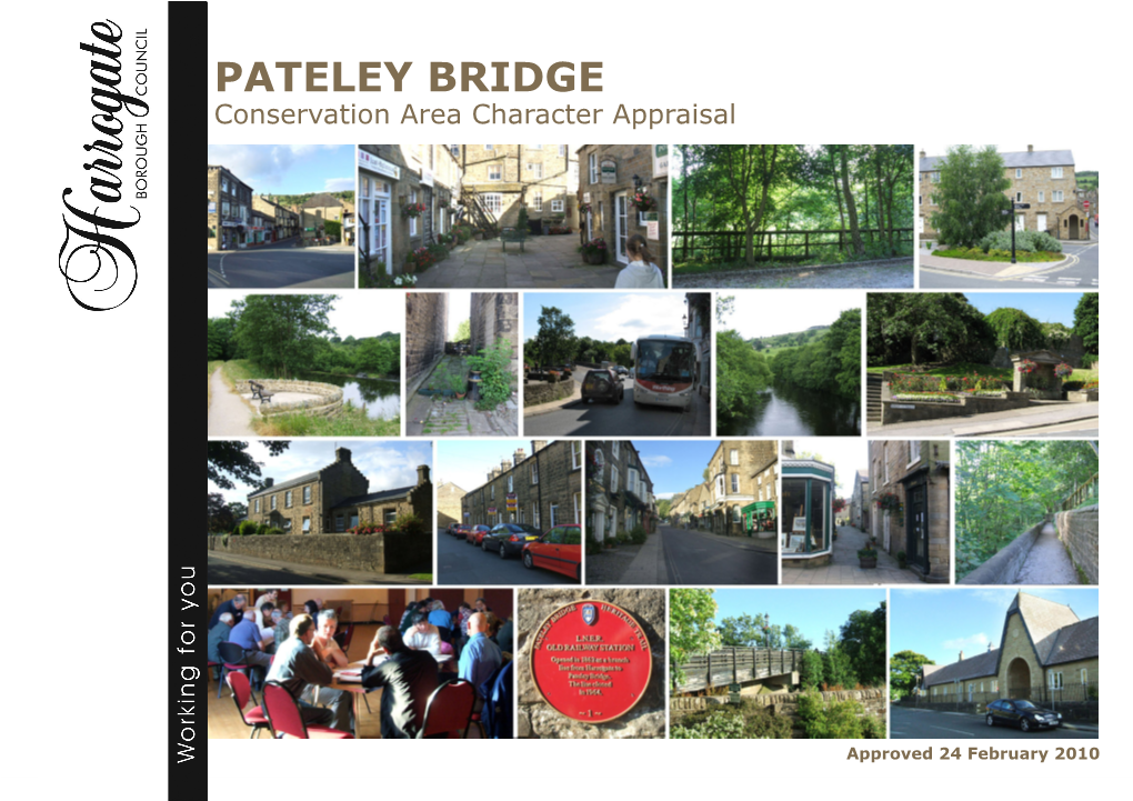 PATELEY BRIDGE Conservation Area Character Appraisal