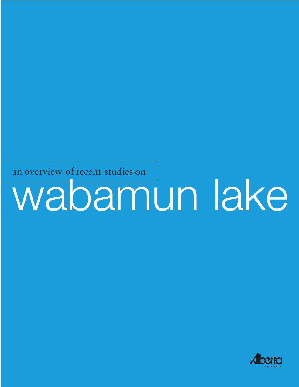 Wabamun Lake Contents