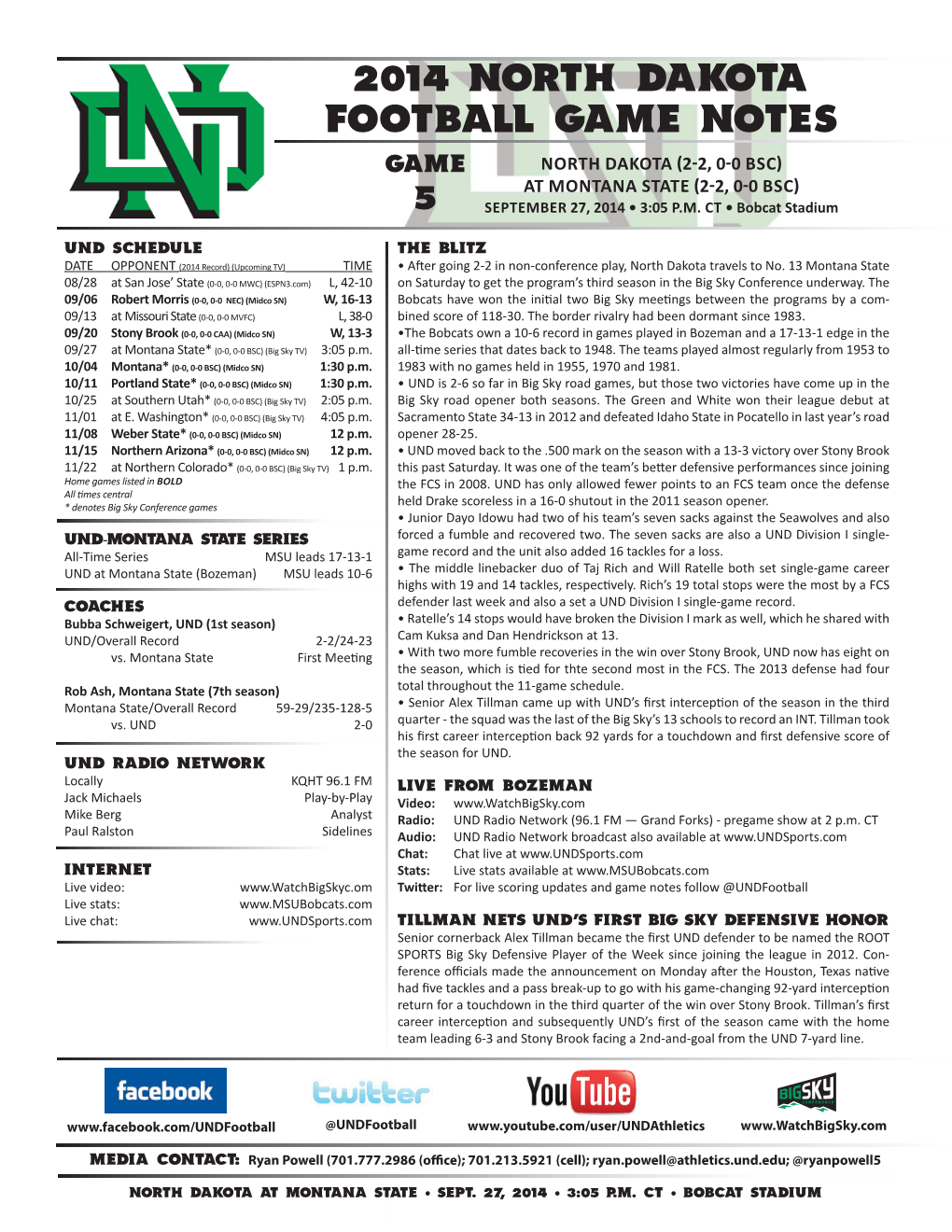 G5-14 Montana State Game Notes.Indd