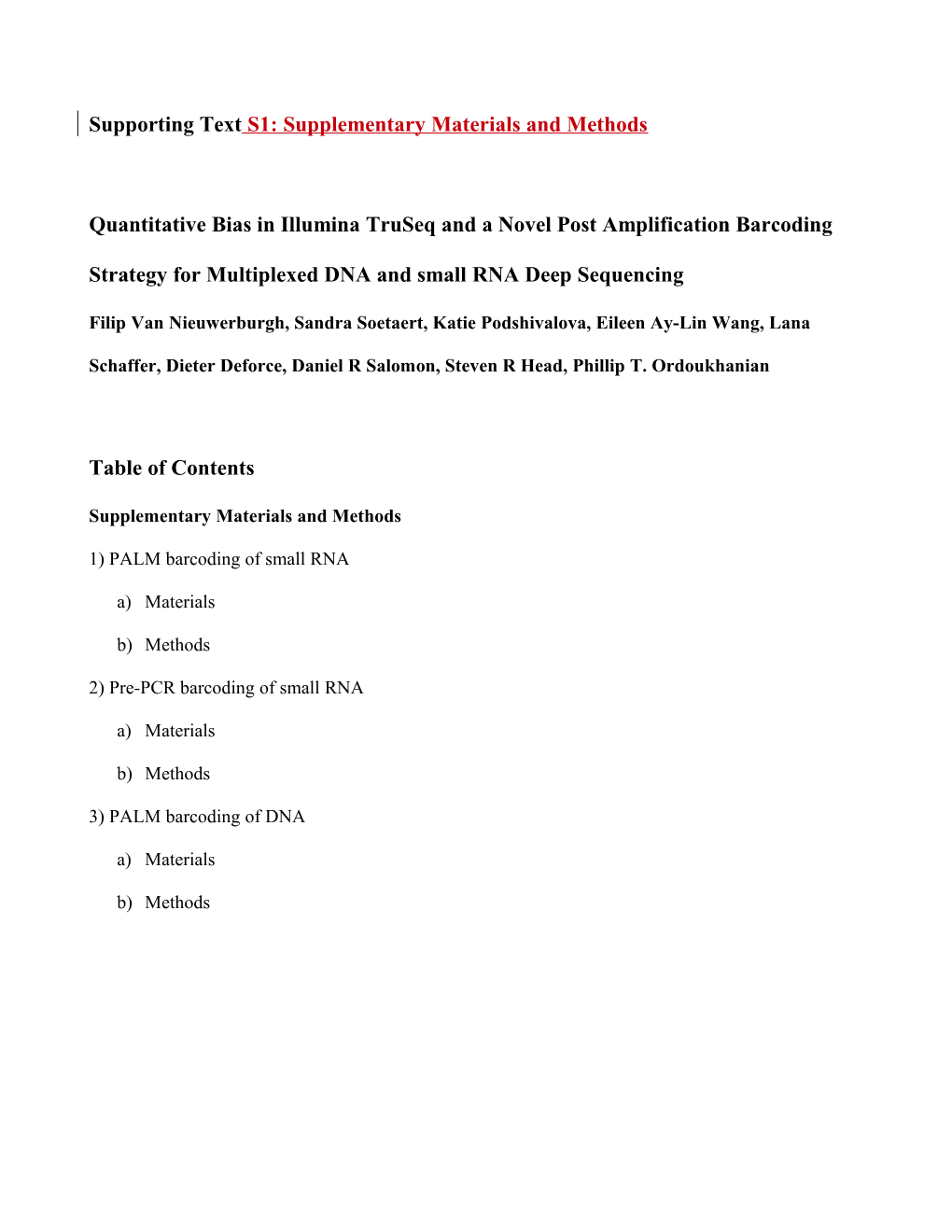 DHS Micro-RNA Protocol V1