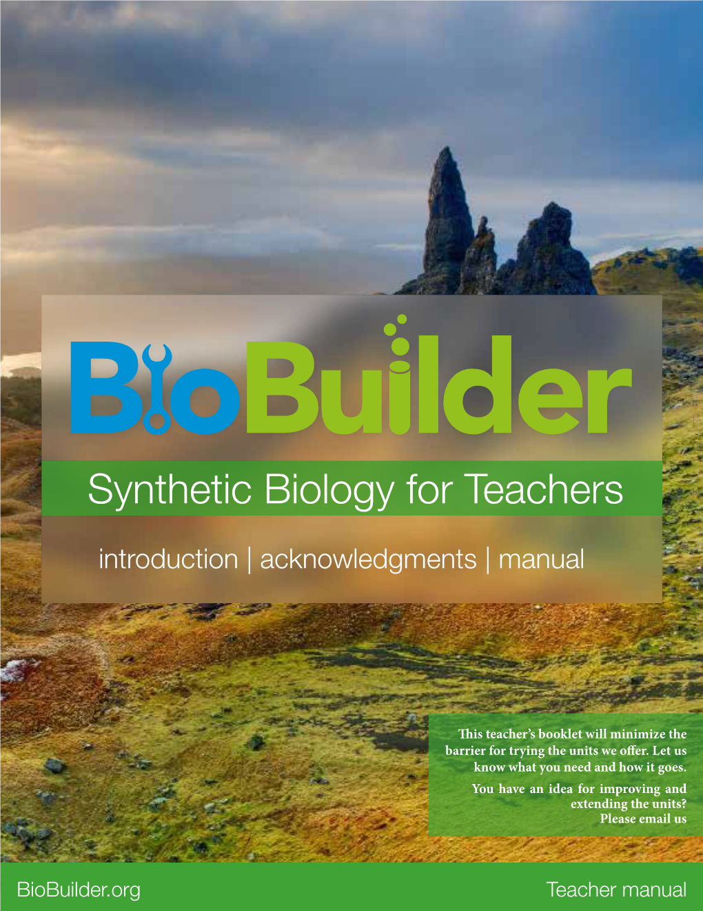 Synthetic Biology for Teachers