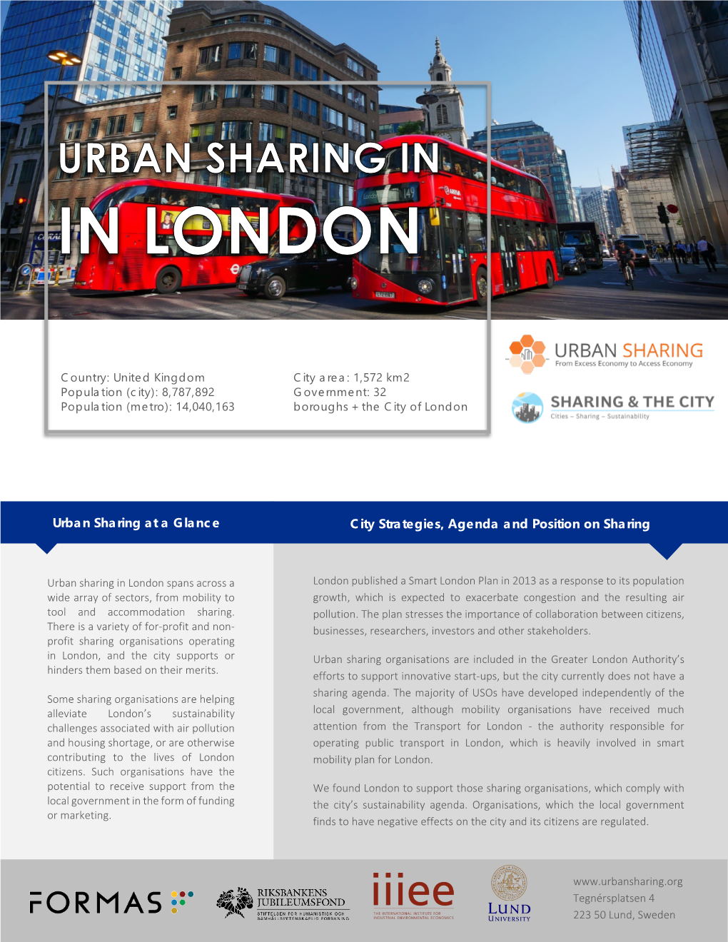 Urban Sharing in London