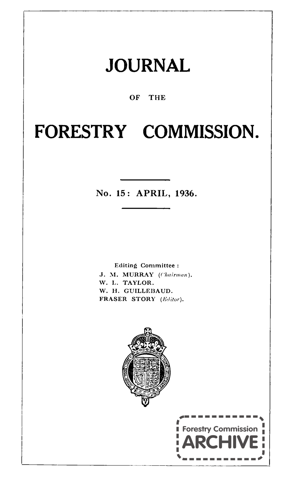 Forestry Commission Journal