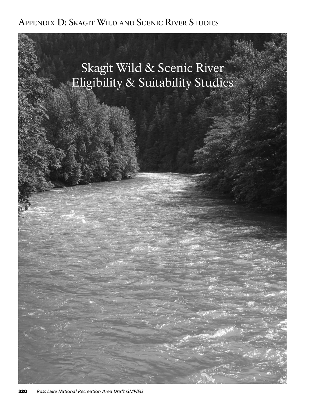 Skagit Wild & Scenic River Eligibility & Suitability Studies