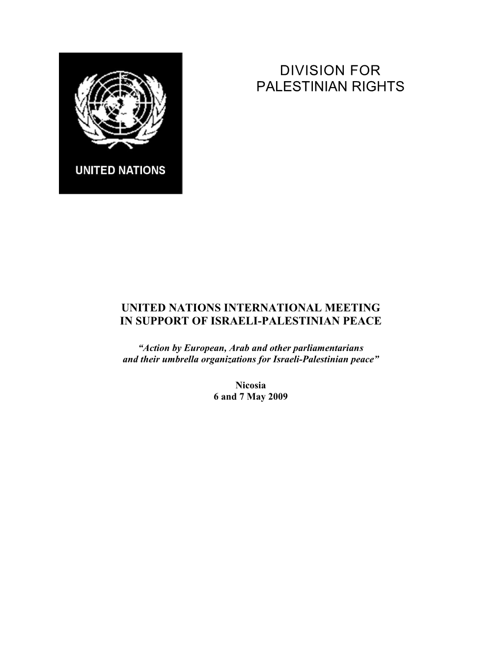 Division for Palestinian Rights