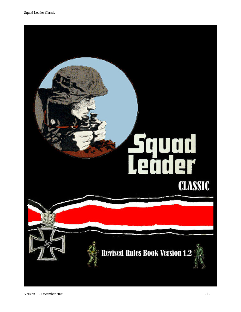 Squad Leader Classic Version 1.2 December 2003