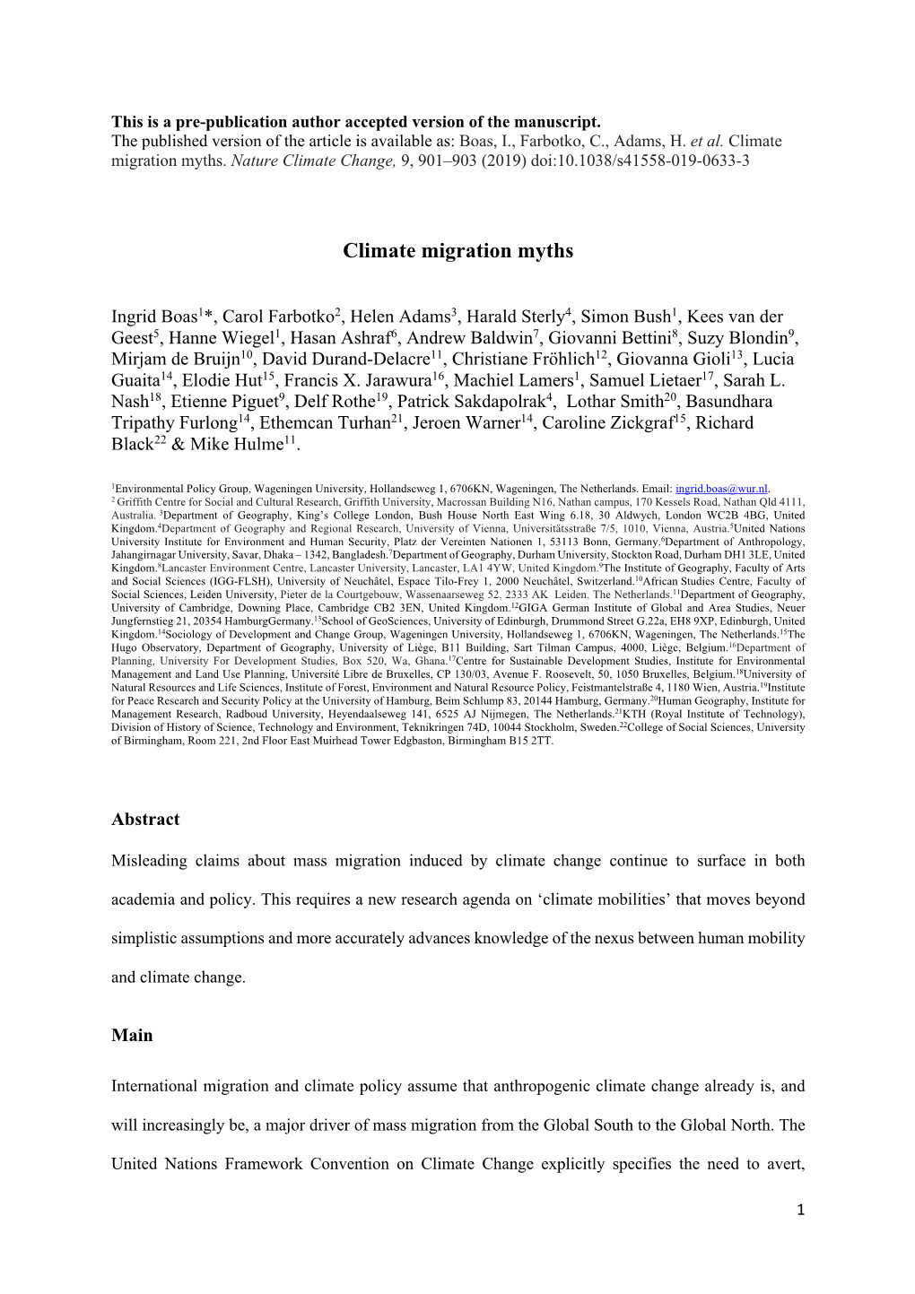 Climate Migration Myths Author Accepted Version