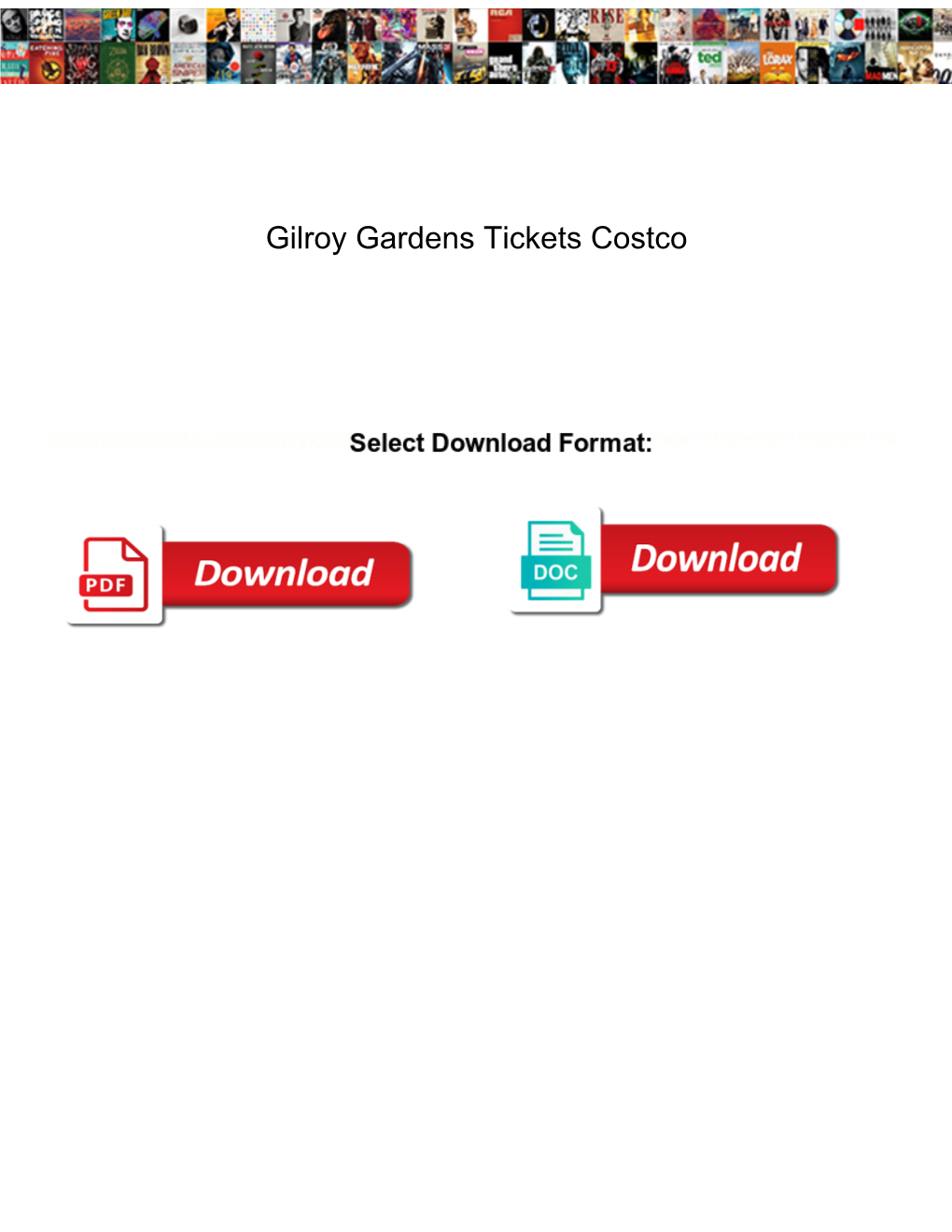 Gilroy Gardens Tickets Costco