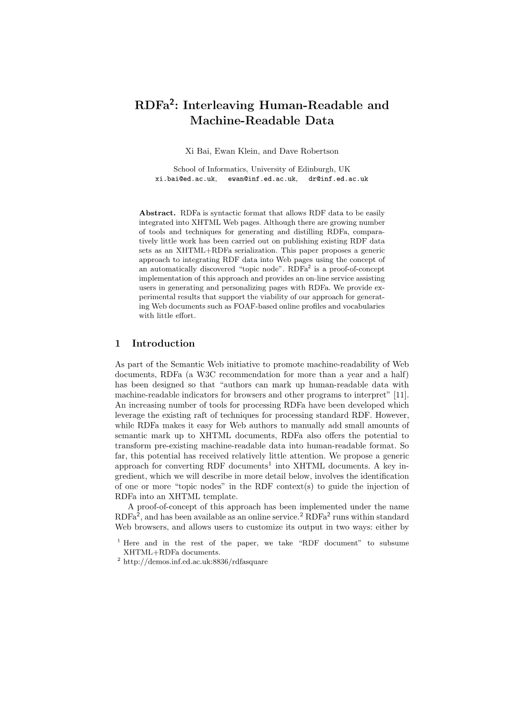 Interleaving Human-Readable and Machine-Readable Data