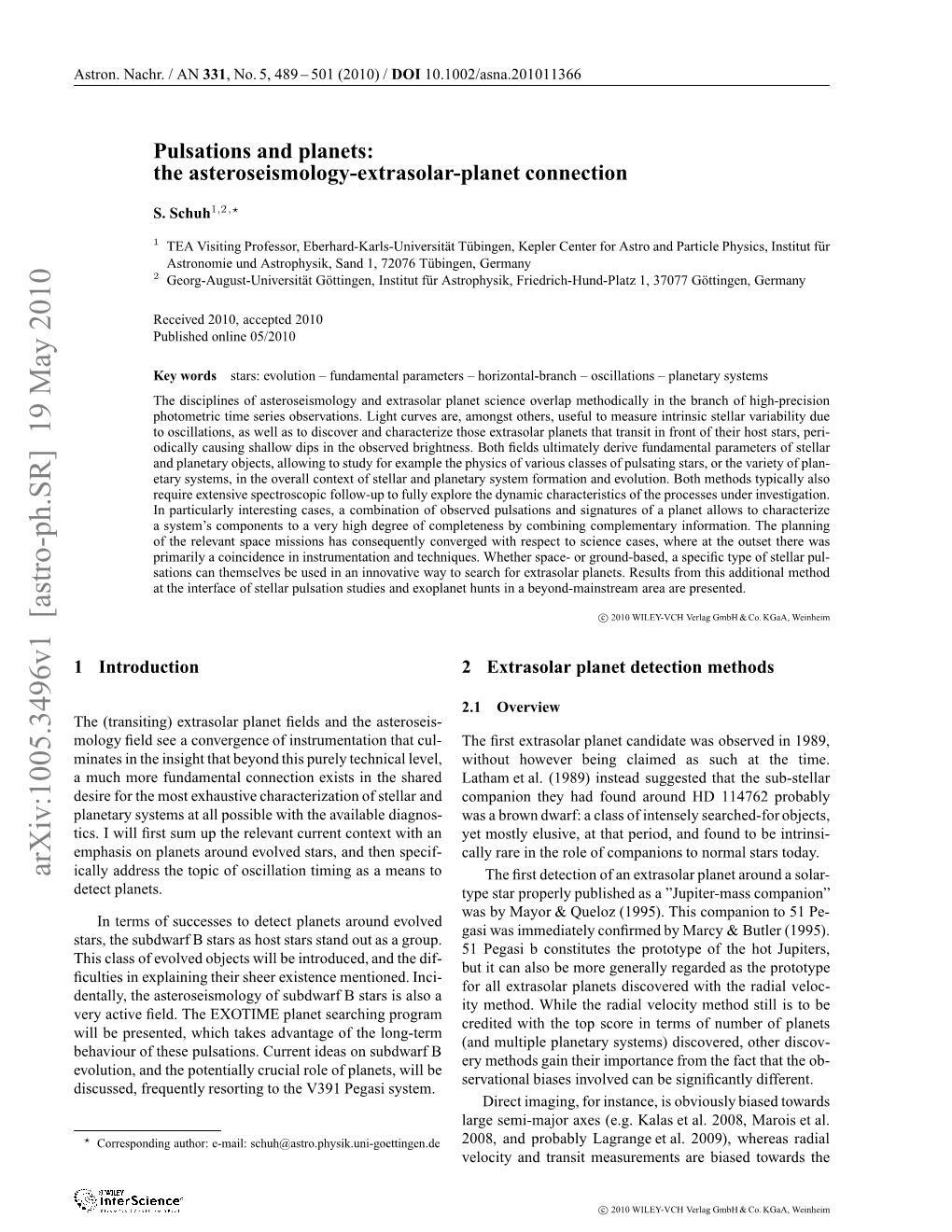 Pulsations and Planets: the Asteroseismology-Extrasolar-Planet Connection