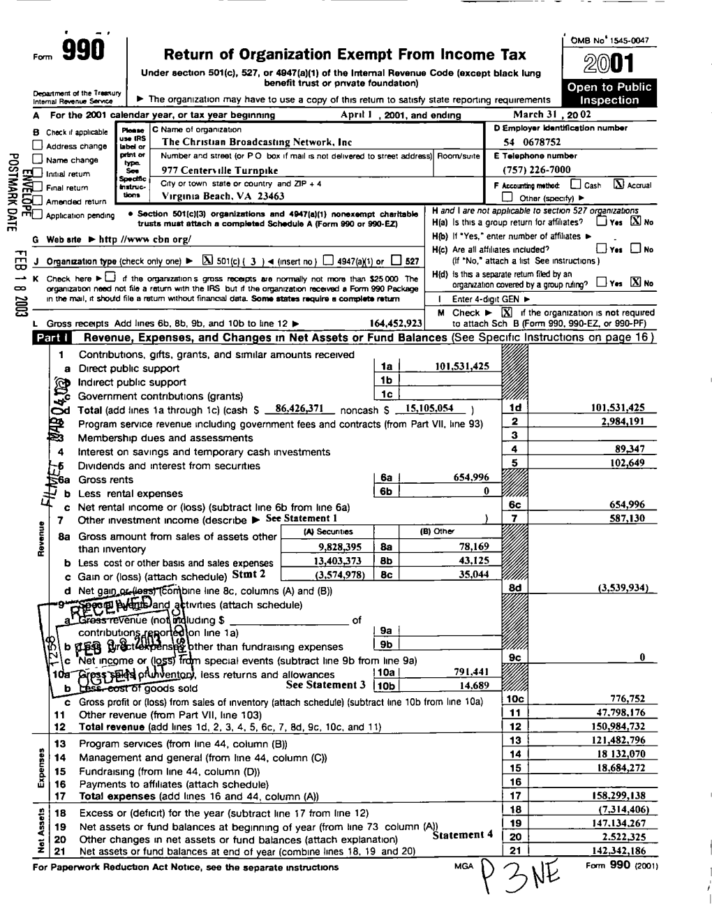 Return of Organization Exempt from Income