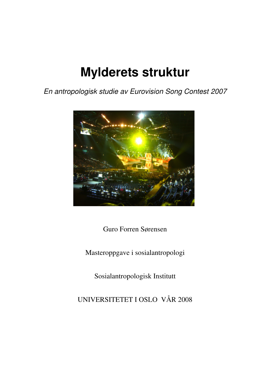 Mylderets Struktur