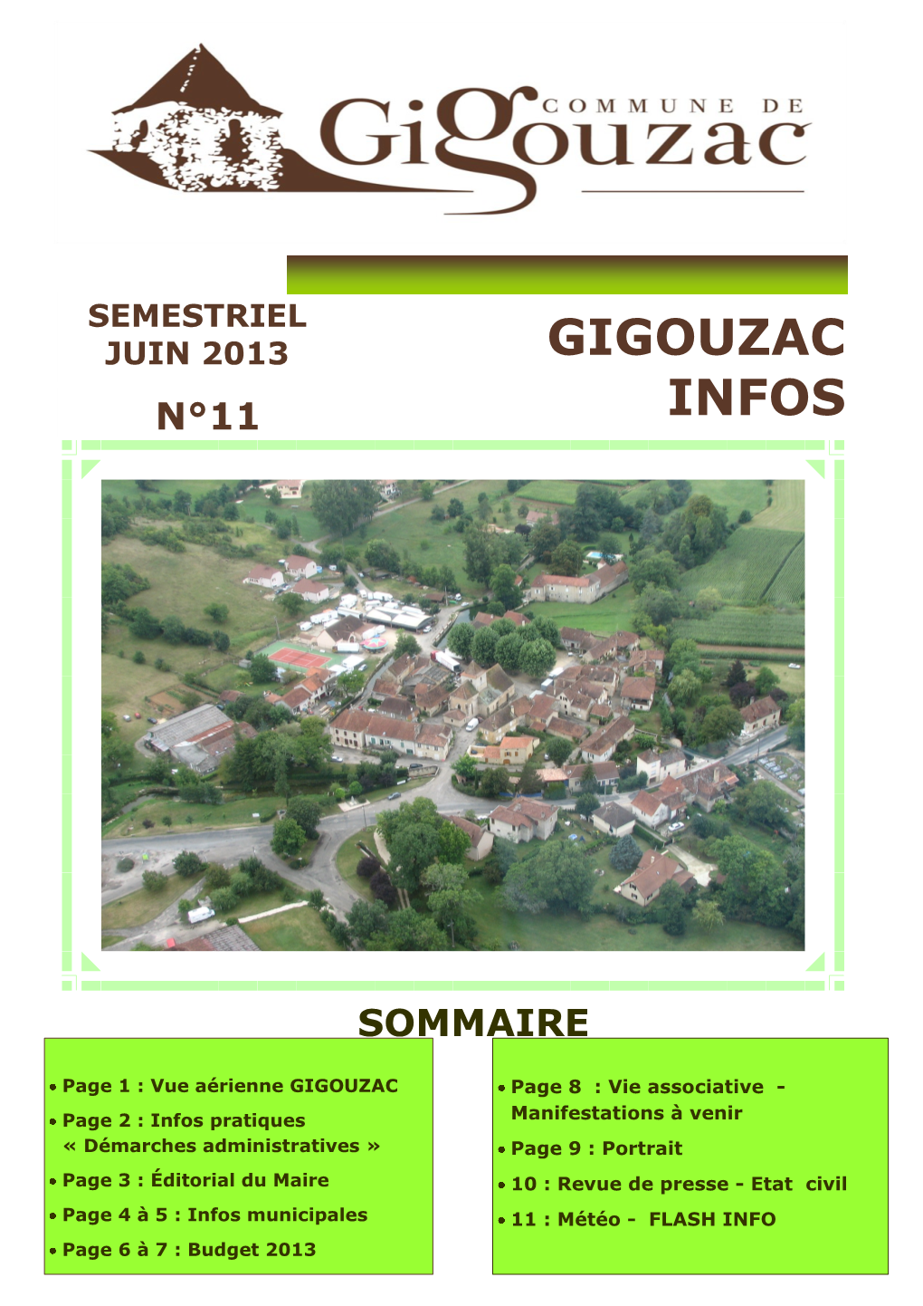 Gigouzac Infos