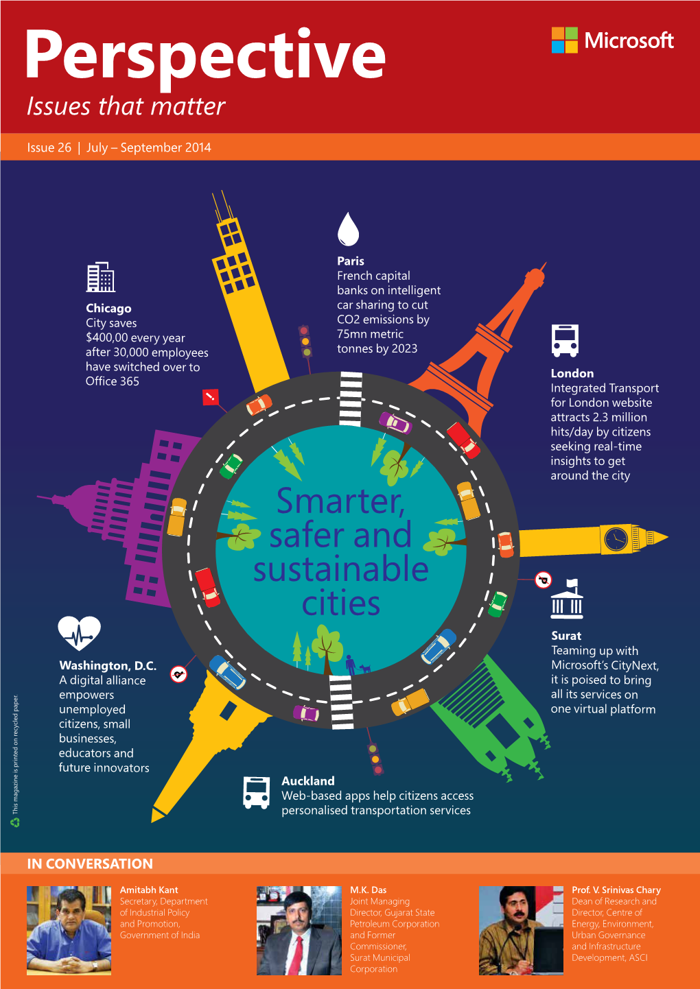 Smarter, Safer and Sustainable Cities Surat Teaming up with Washington, D.C