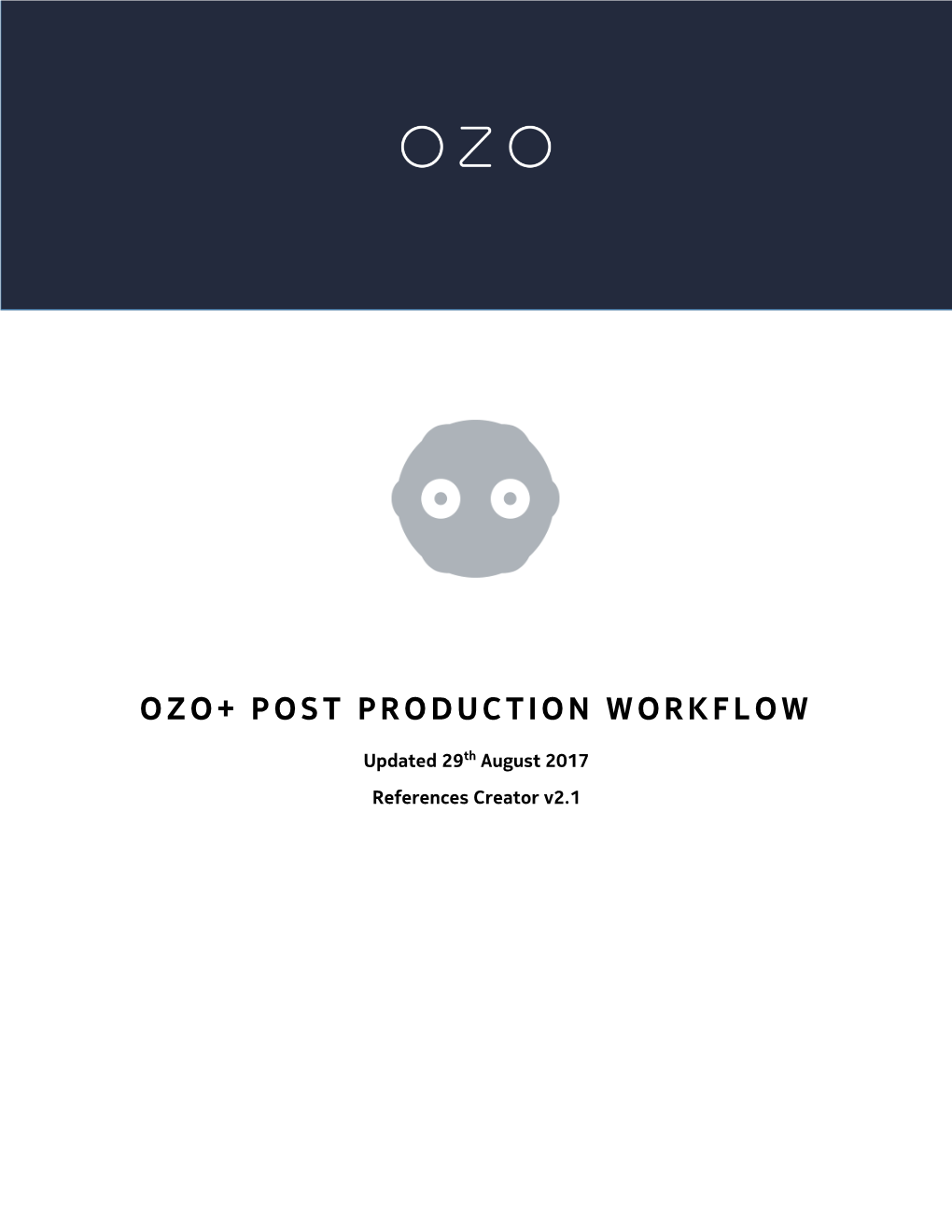 OZO Post Production Workflow