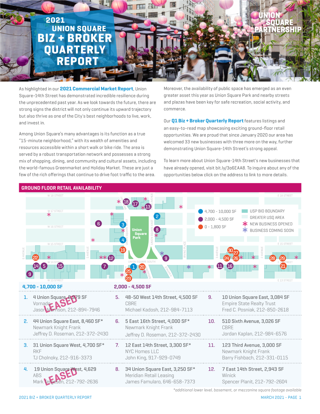 Biz + Broker Quarterly Report