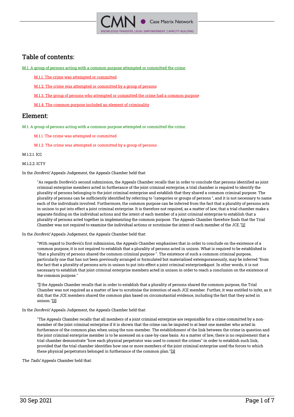 Case Matrix Network