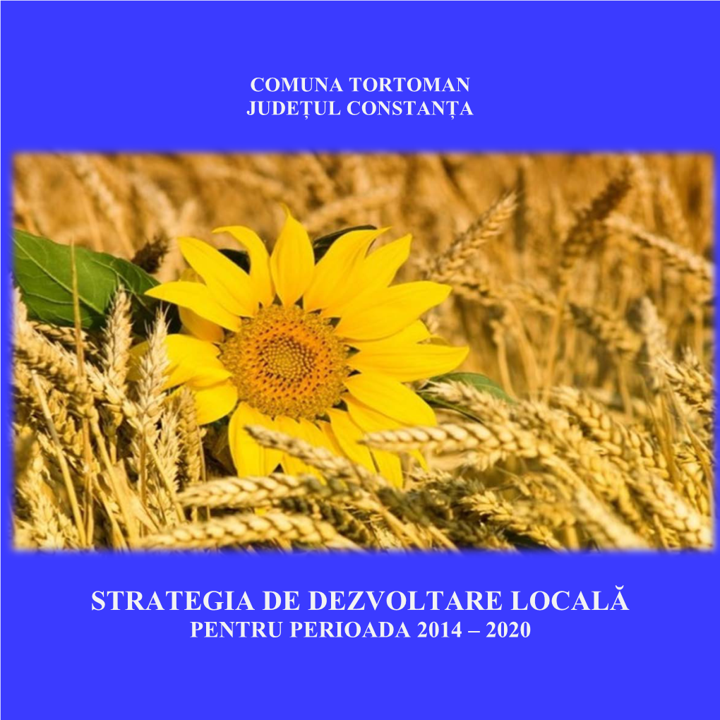 Strategia De Dezvoltare Locală Pentru Perioada 2014 – 2020