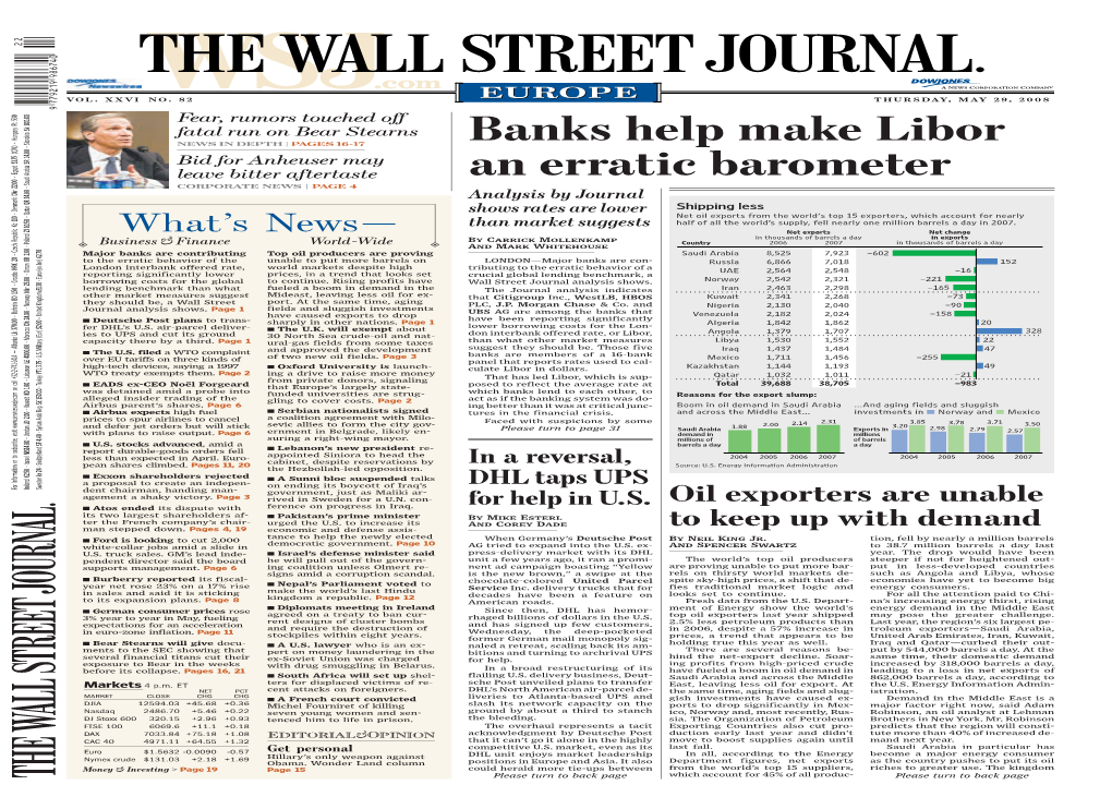 Banks Help Make Libor an Erratic Barometer