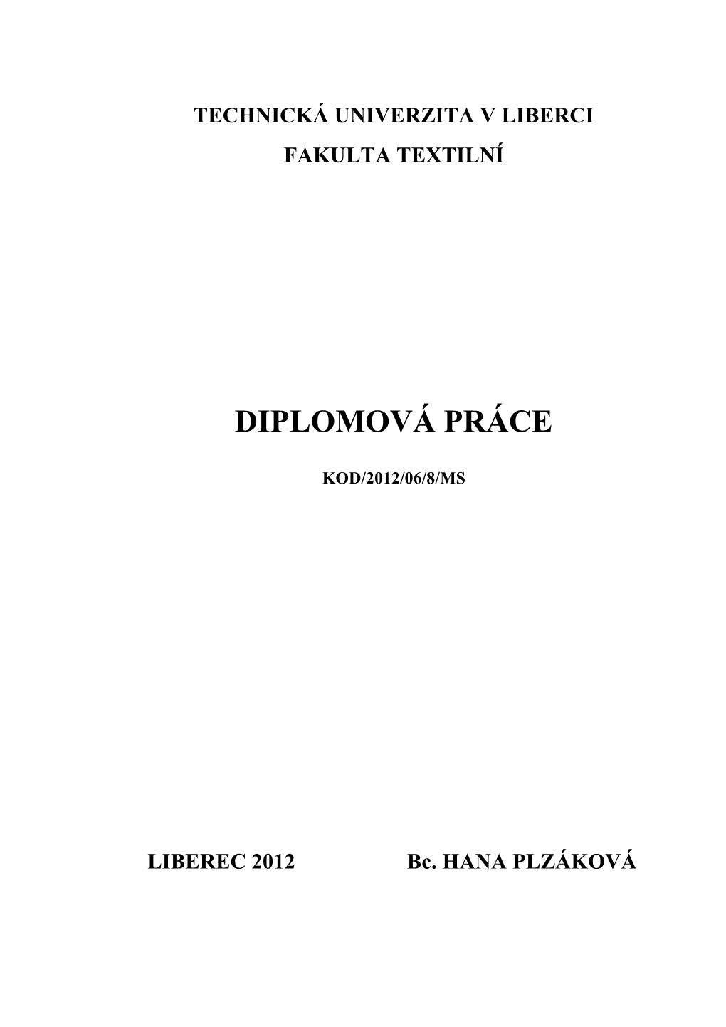 Diplomová Práce