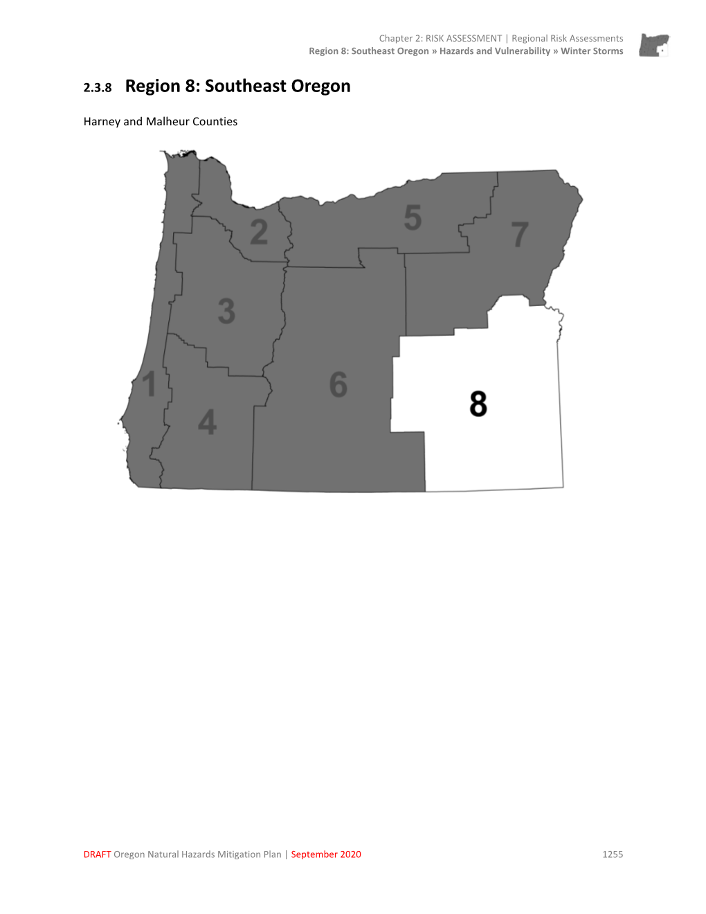 DRAFT Oregon Natural Hazards Mitigation Plan