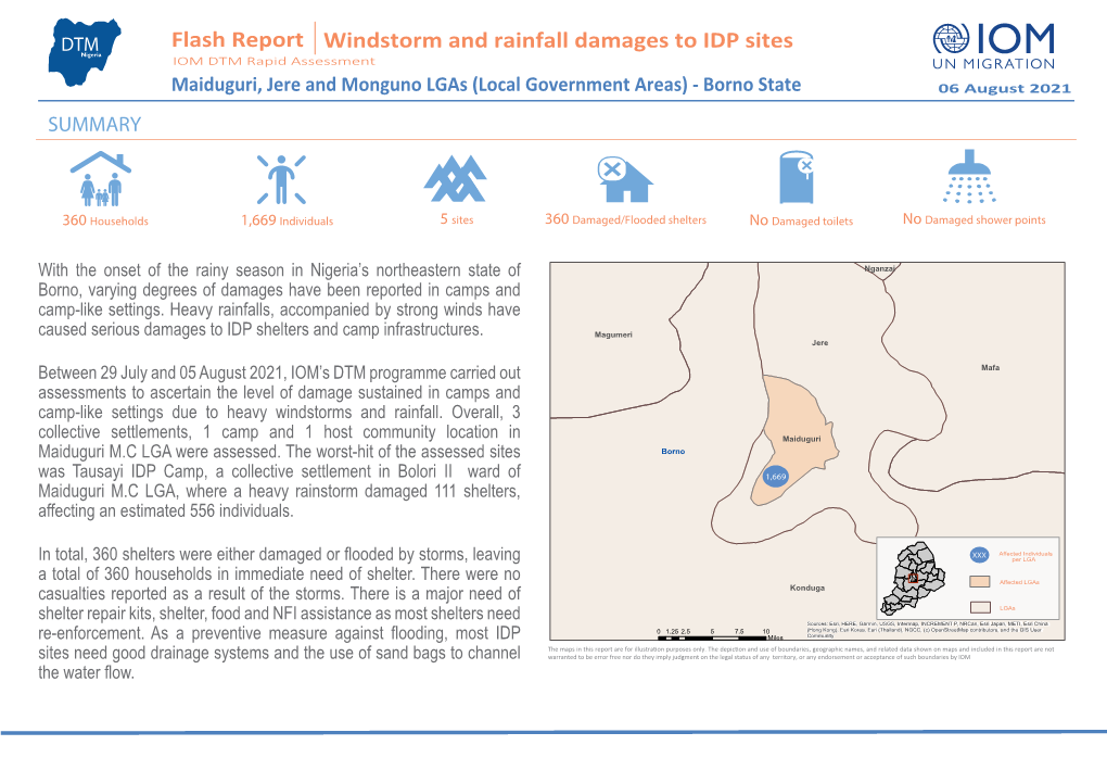 IOM Nigeria DTM Flash Report NE