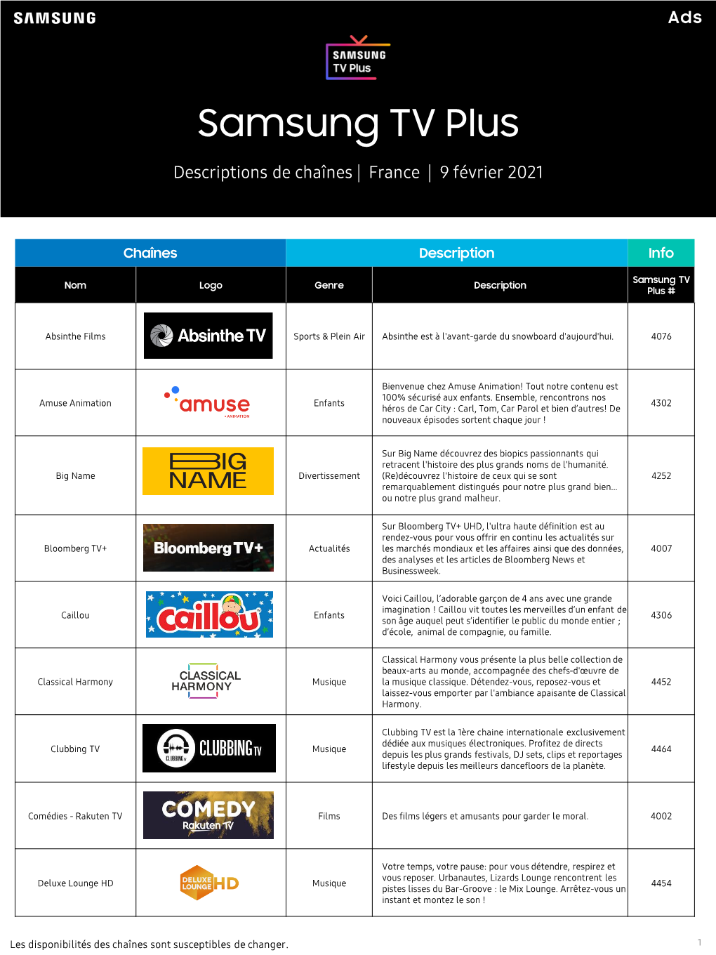 Samsung TV Plus