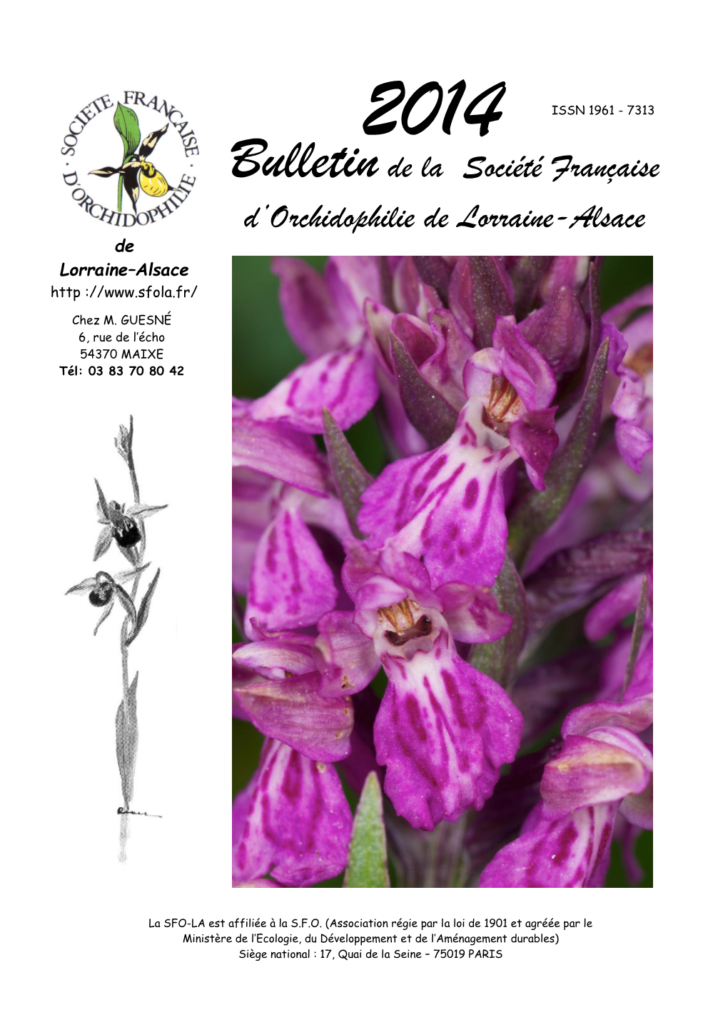 Bulletinde La Société Française D'orchidophilie De Lorraine-Alsace