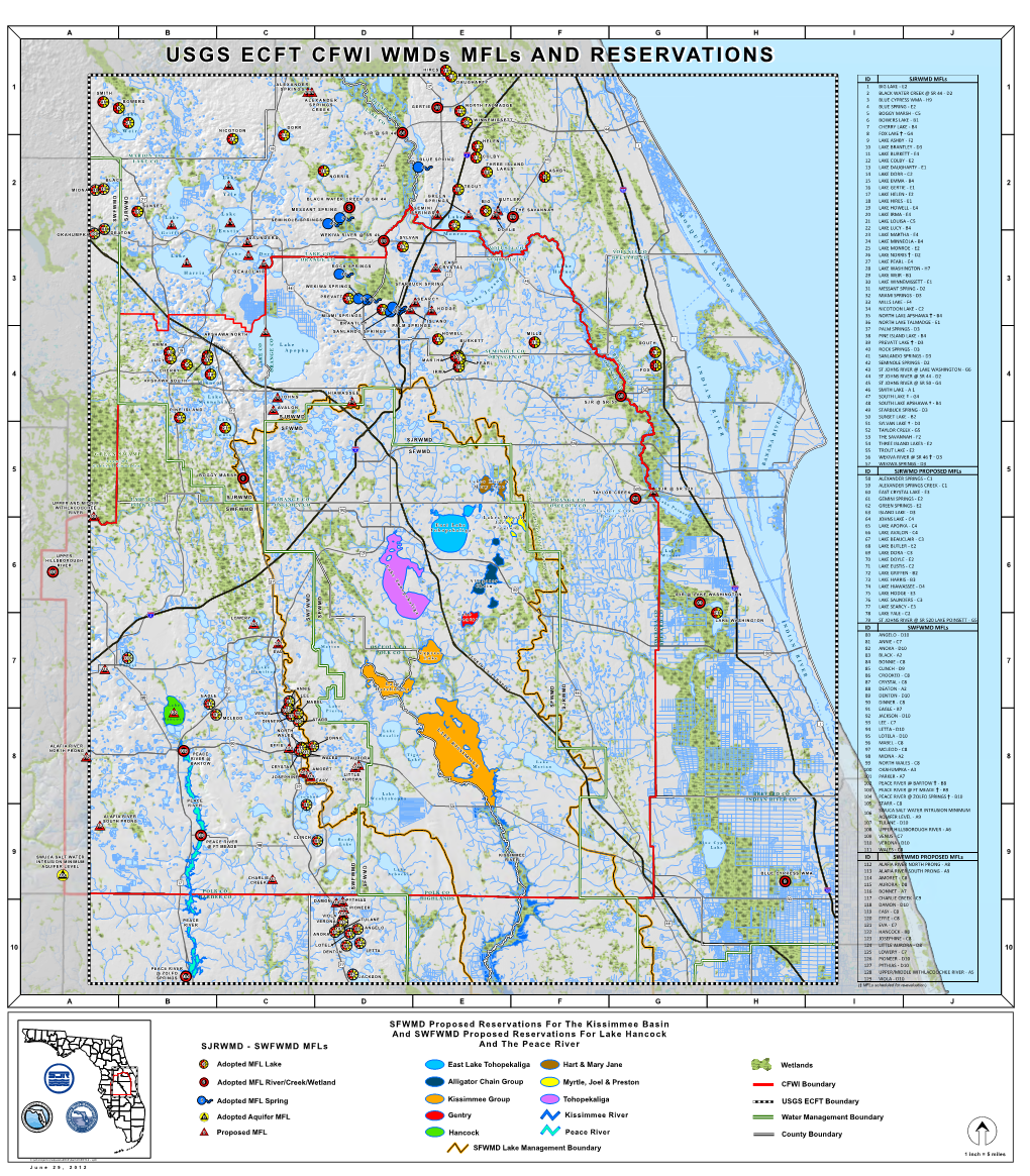 USGS ECFT CFWI Wmds Mfls and RESERVATIONS