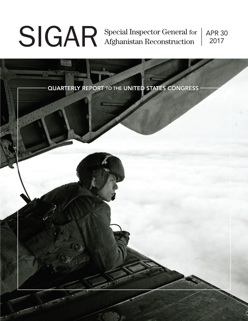 SIGAR Report to Congress