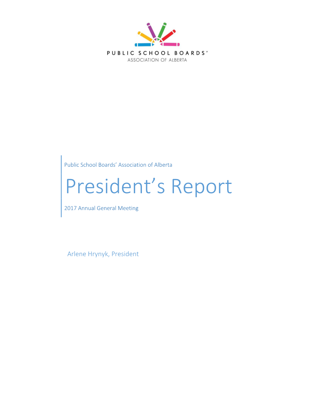 President's Report