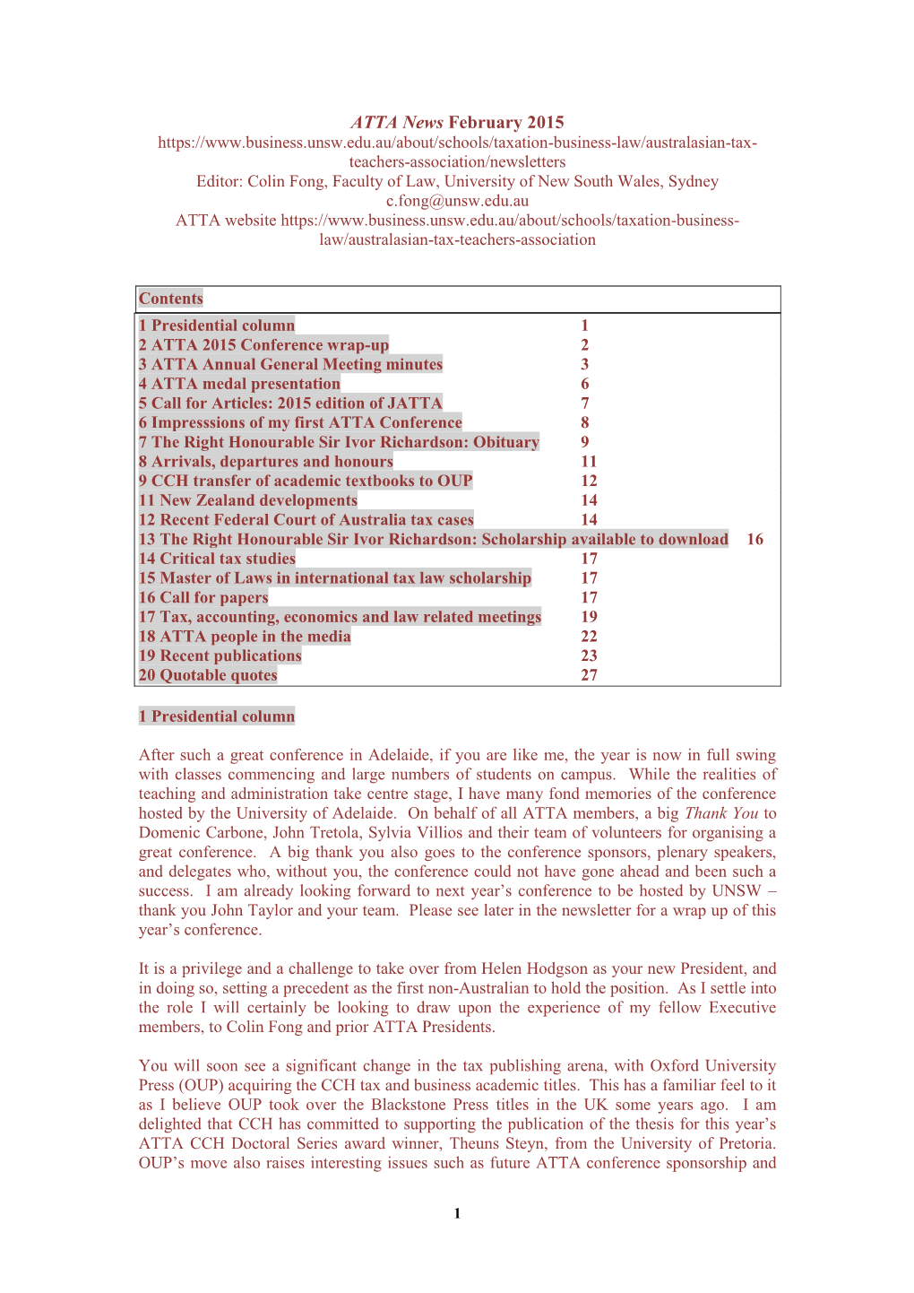 Report on the Tax History Conference Held at Lucy Cavendish College