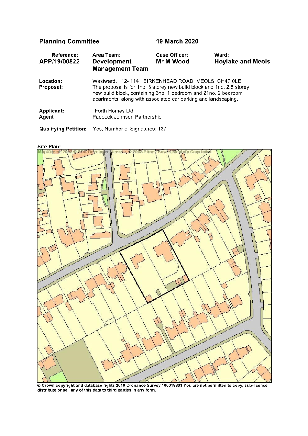 114 BIRKENHEAD ROAD, MEOLS, CH47 0LE Proposal: the Proposal Is for 1No