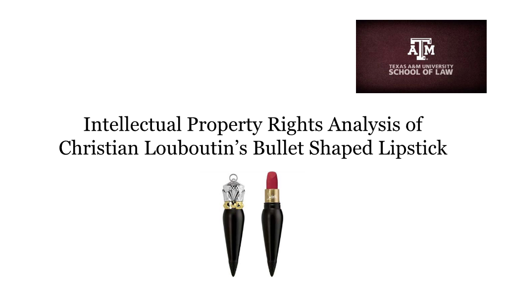 Christian Louboutin Bullet Shaped Lipstick