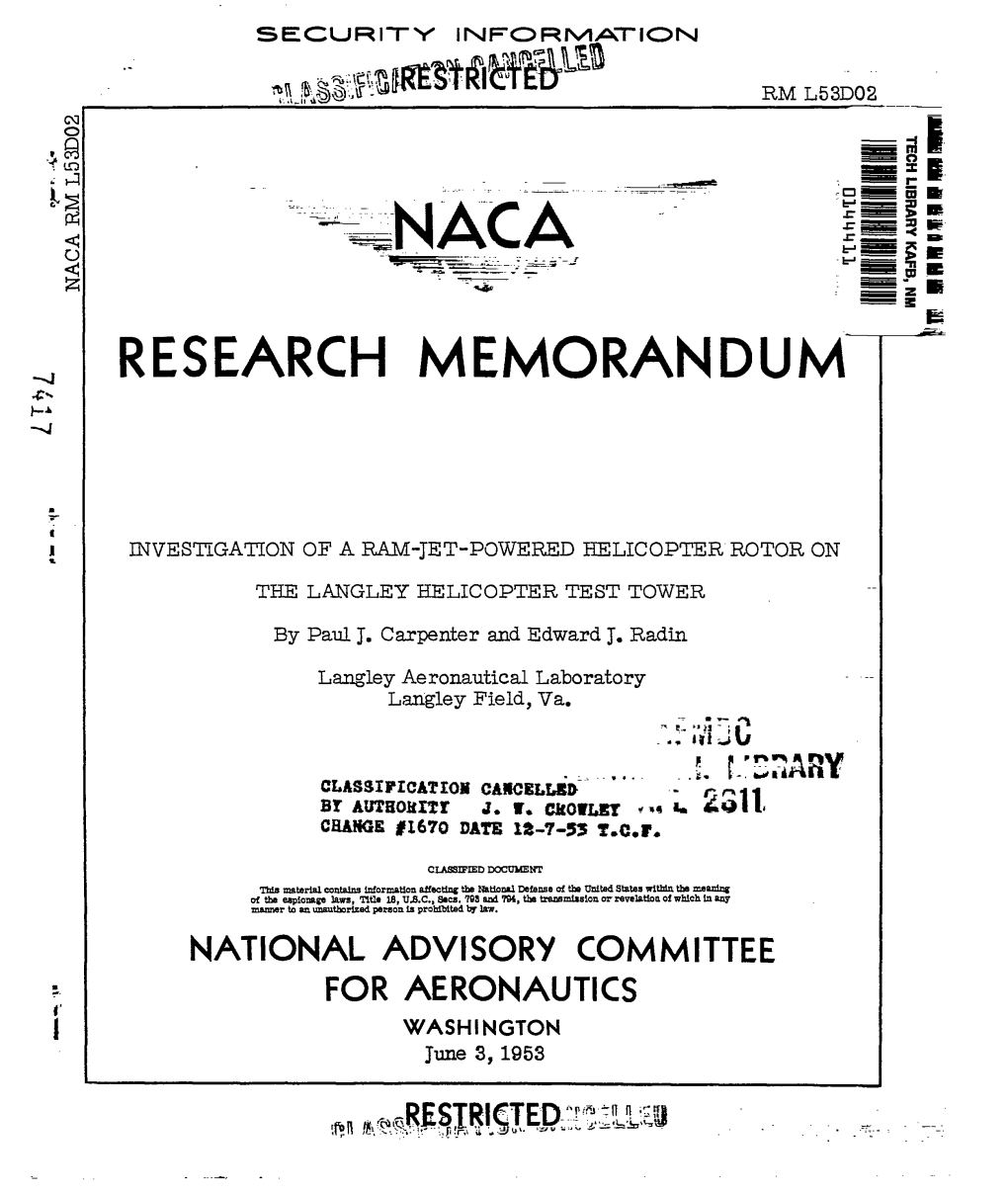 Research Memorandum