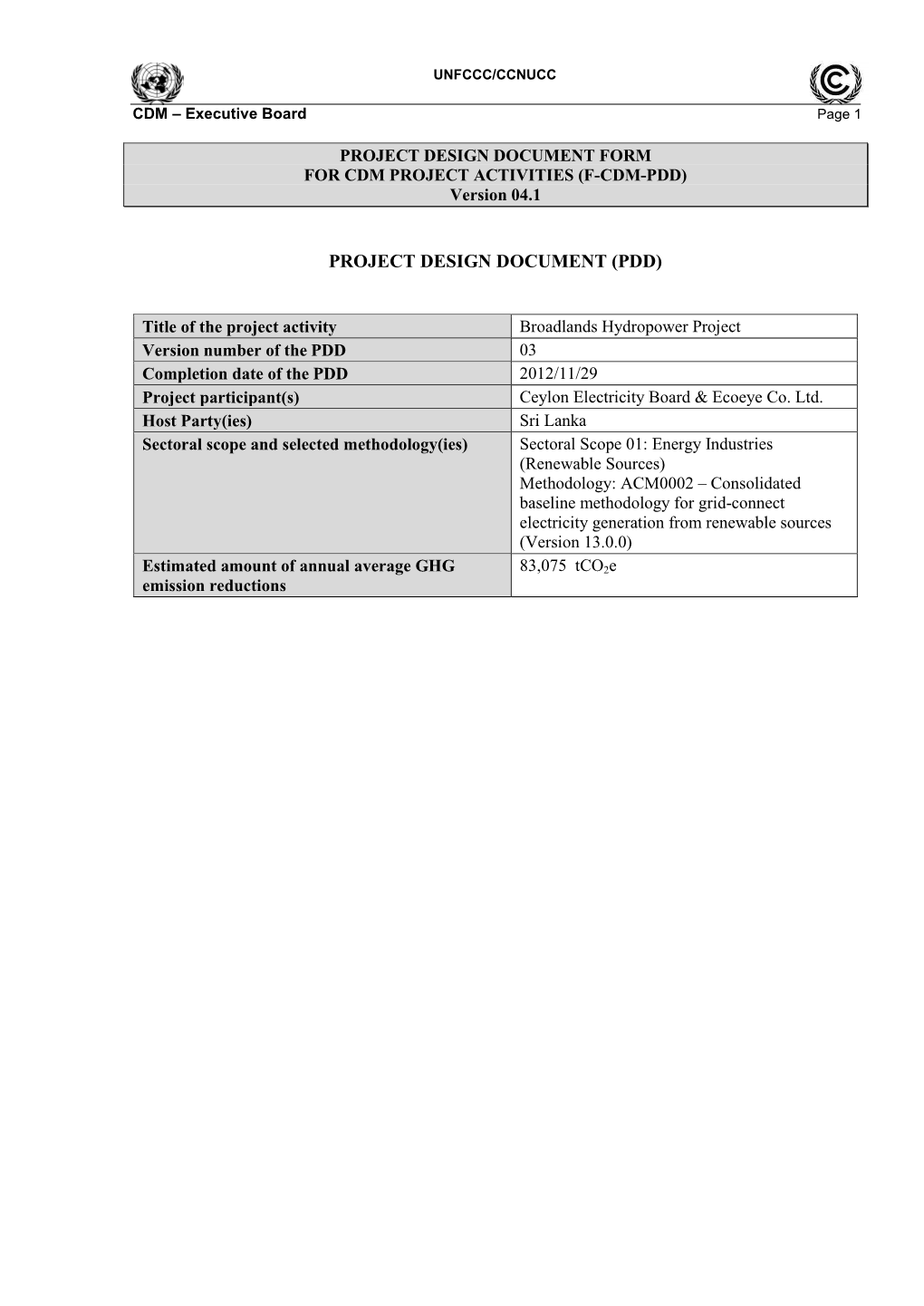 Project Design Document (Pdd)