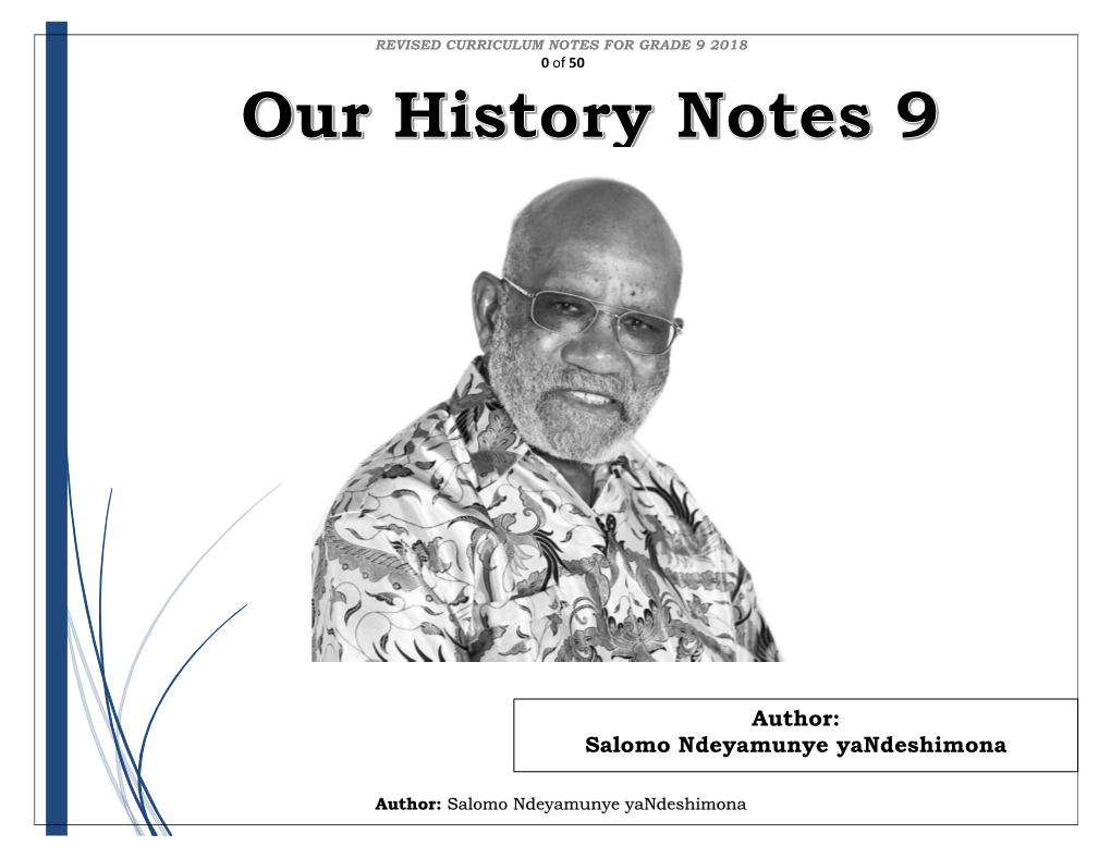 Our History Notes 9