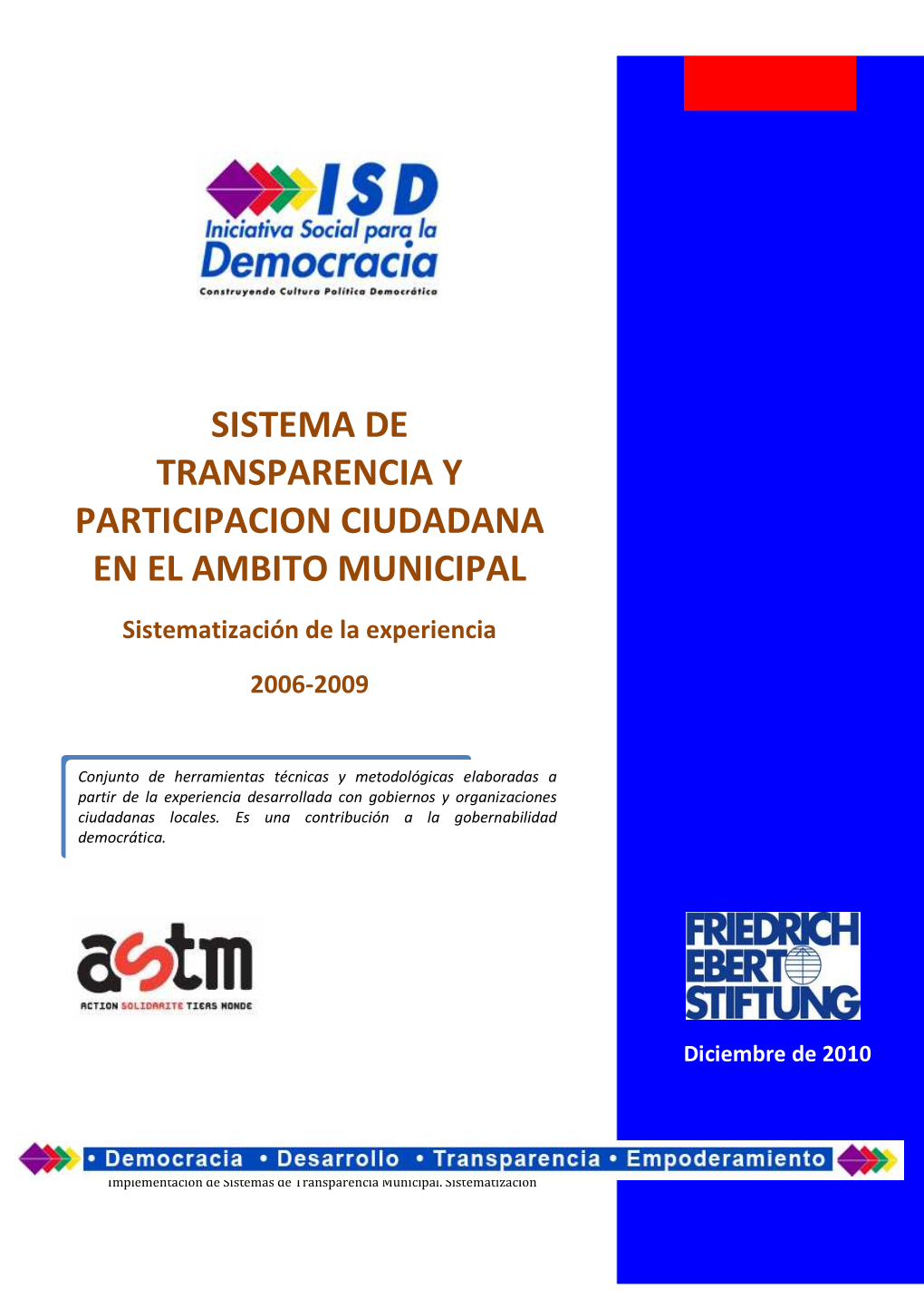 Sistema De Transparencia Y Participacion Ciudadana En El Ambito Municipal