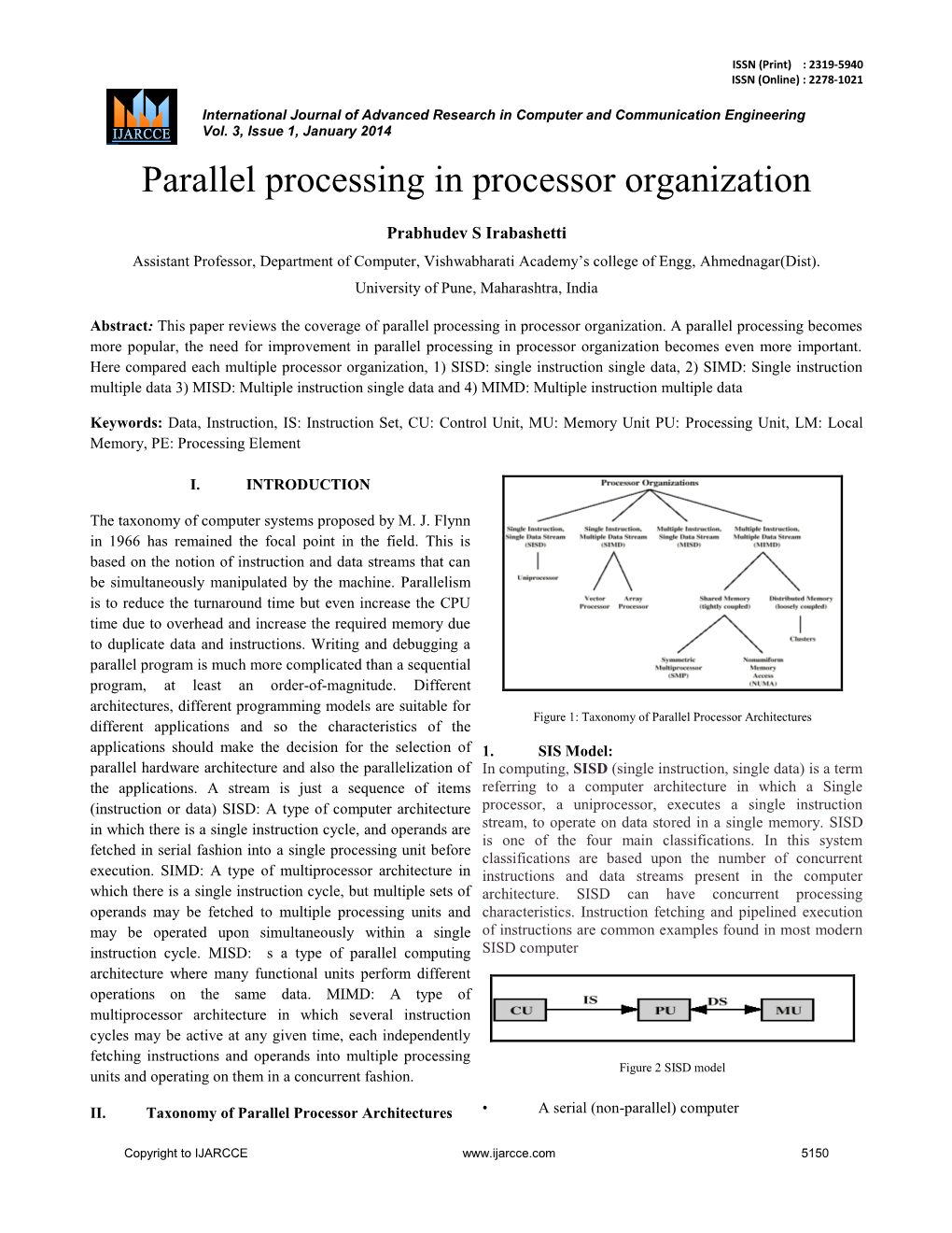 Parallel Processing in Processor Organization