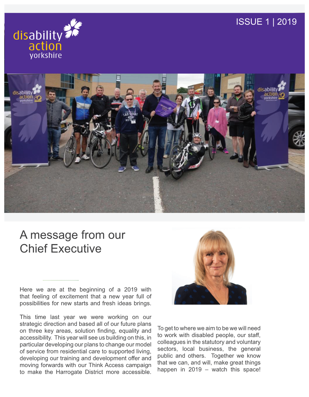 A Message from Our Chief Executive