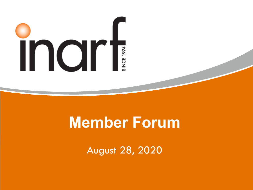INARF Annual Meeting