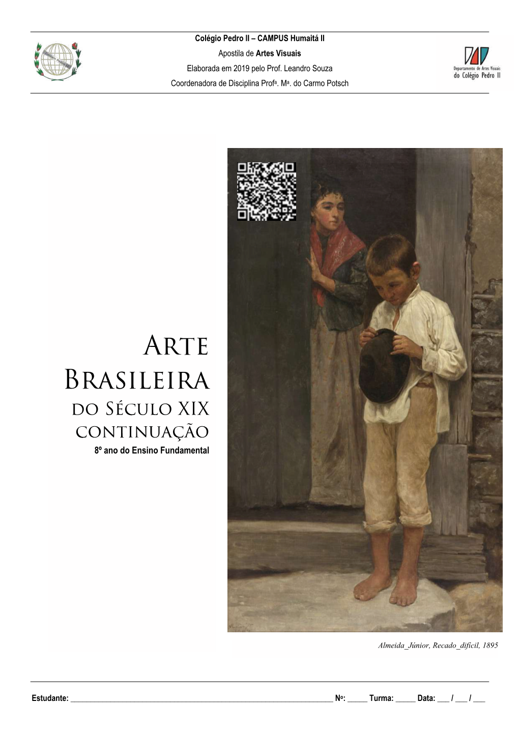 Apostila Arte Brasileira Do Século XIX (Continuação) – 8º