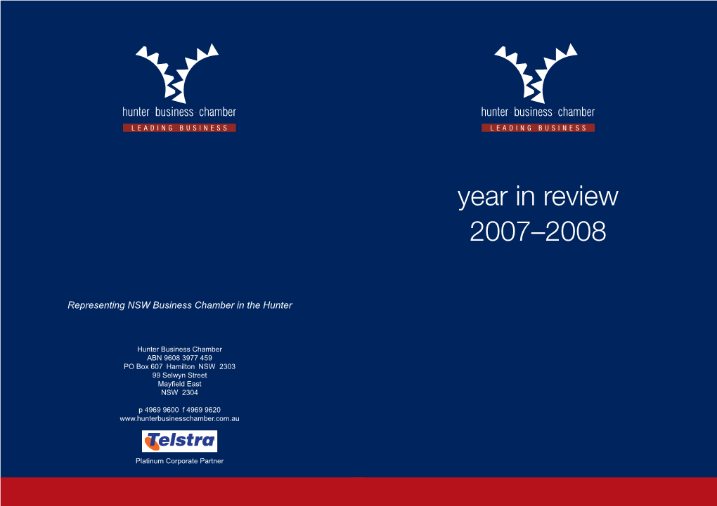 Year in Review 2007–2008