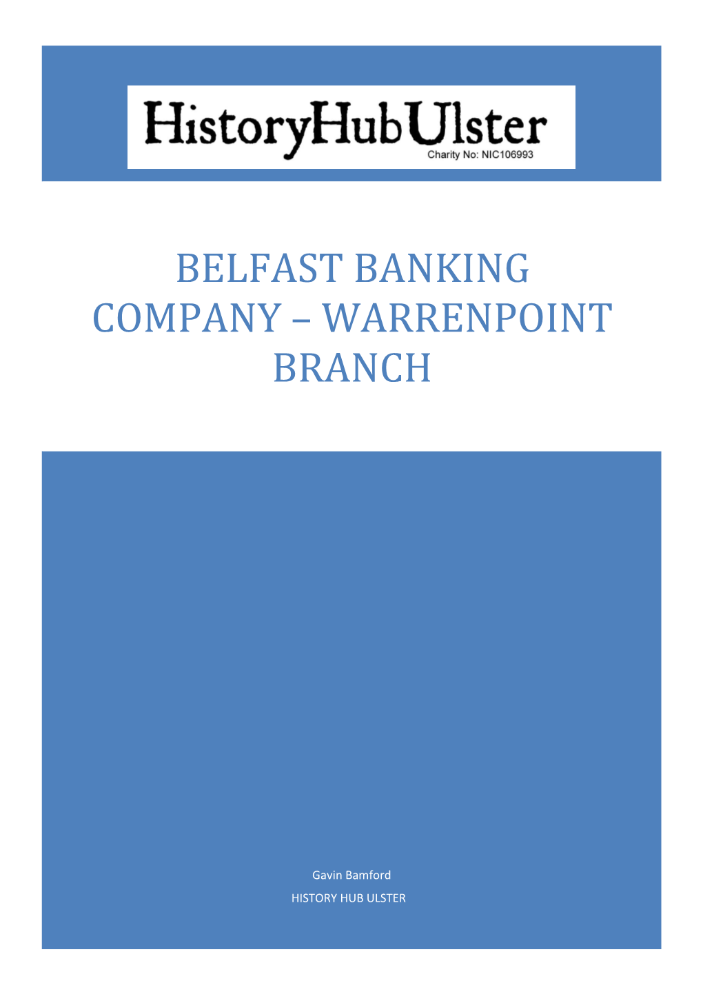 Belfast Banking Company – Warrenpoint Branch