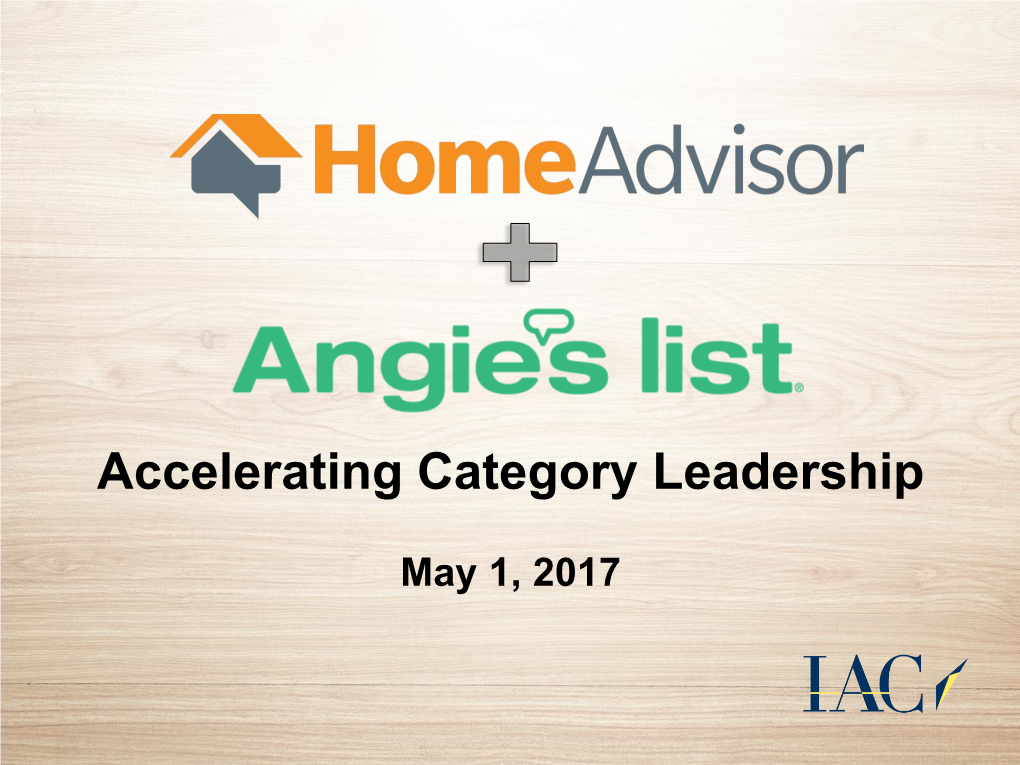 IAC's Home Advisor to Combine with Angie's List