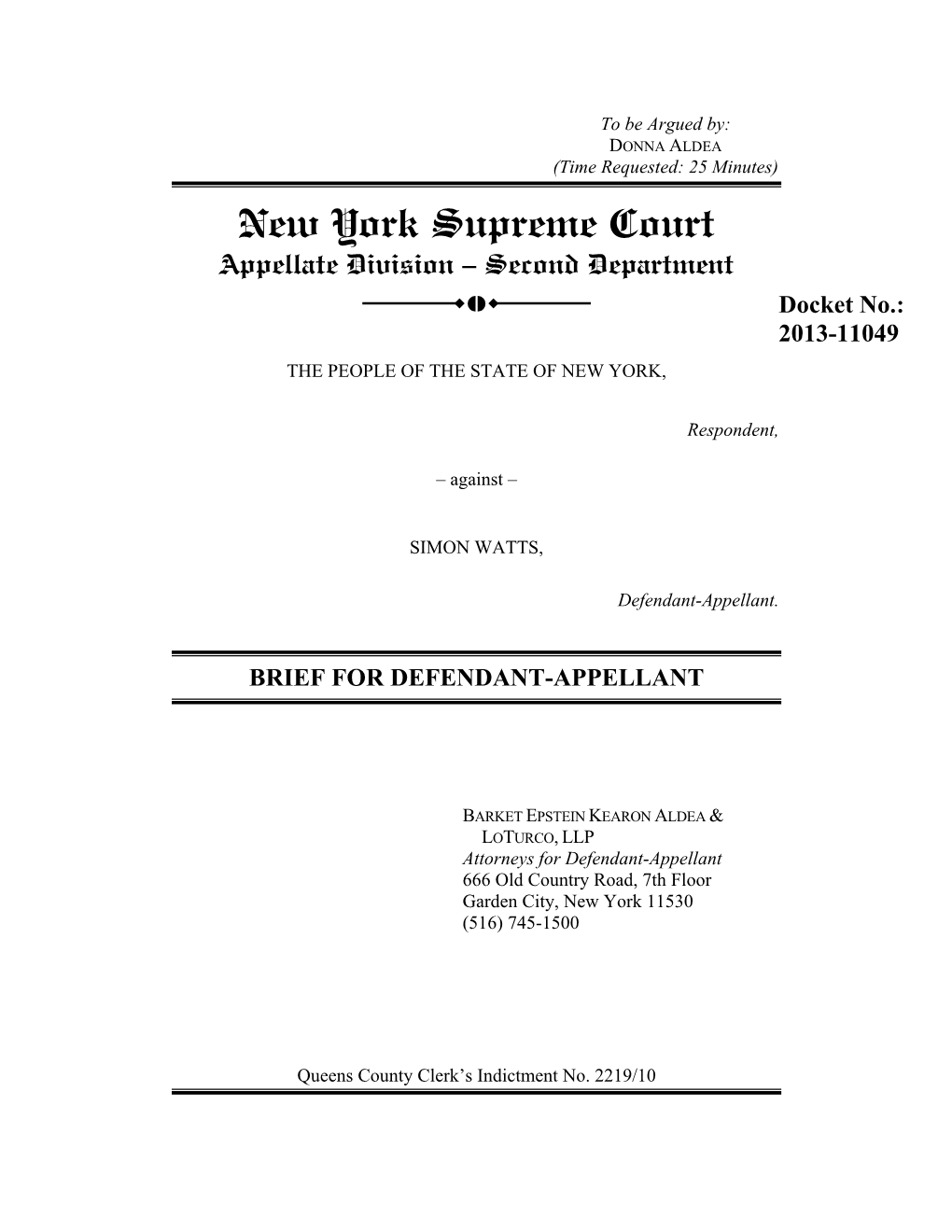 Watts-Defendant-Appellant's Brief