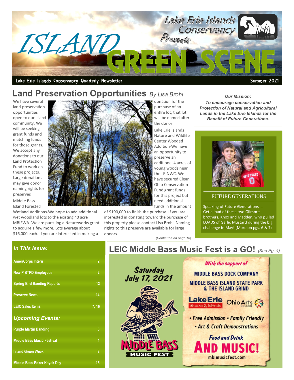 2021 LEIC Summer Newsletter Email Edition