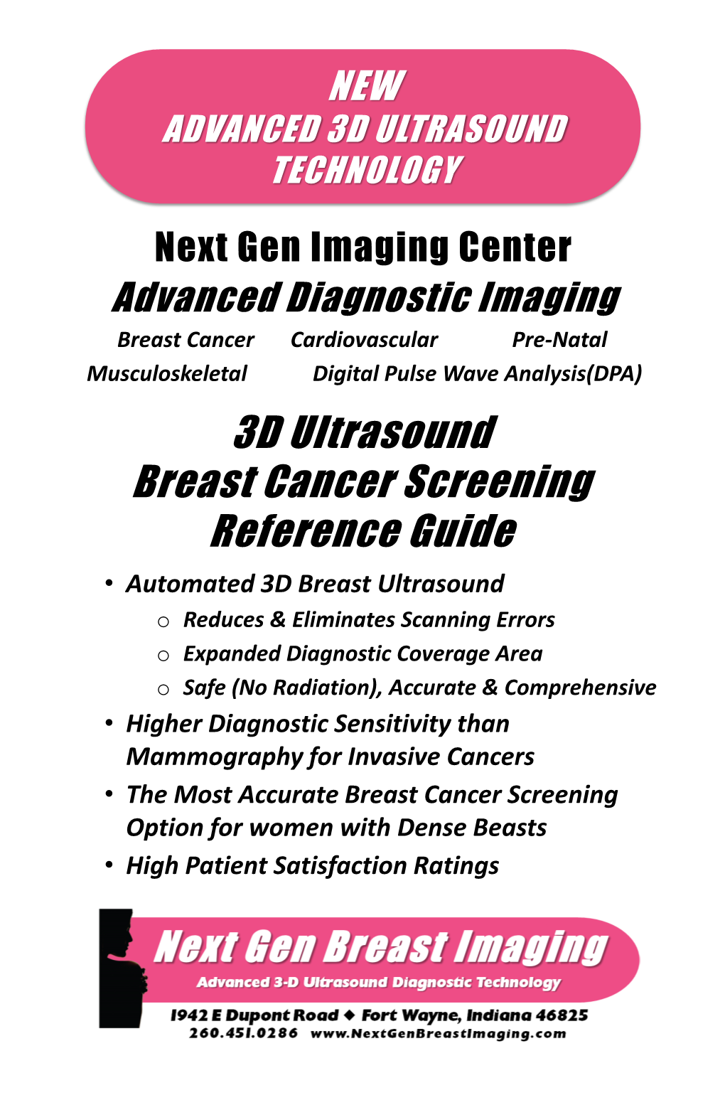 3D Ultrasound Breast Cancer Screening Reference Guide