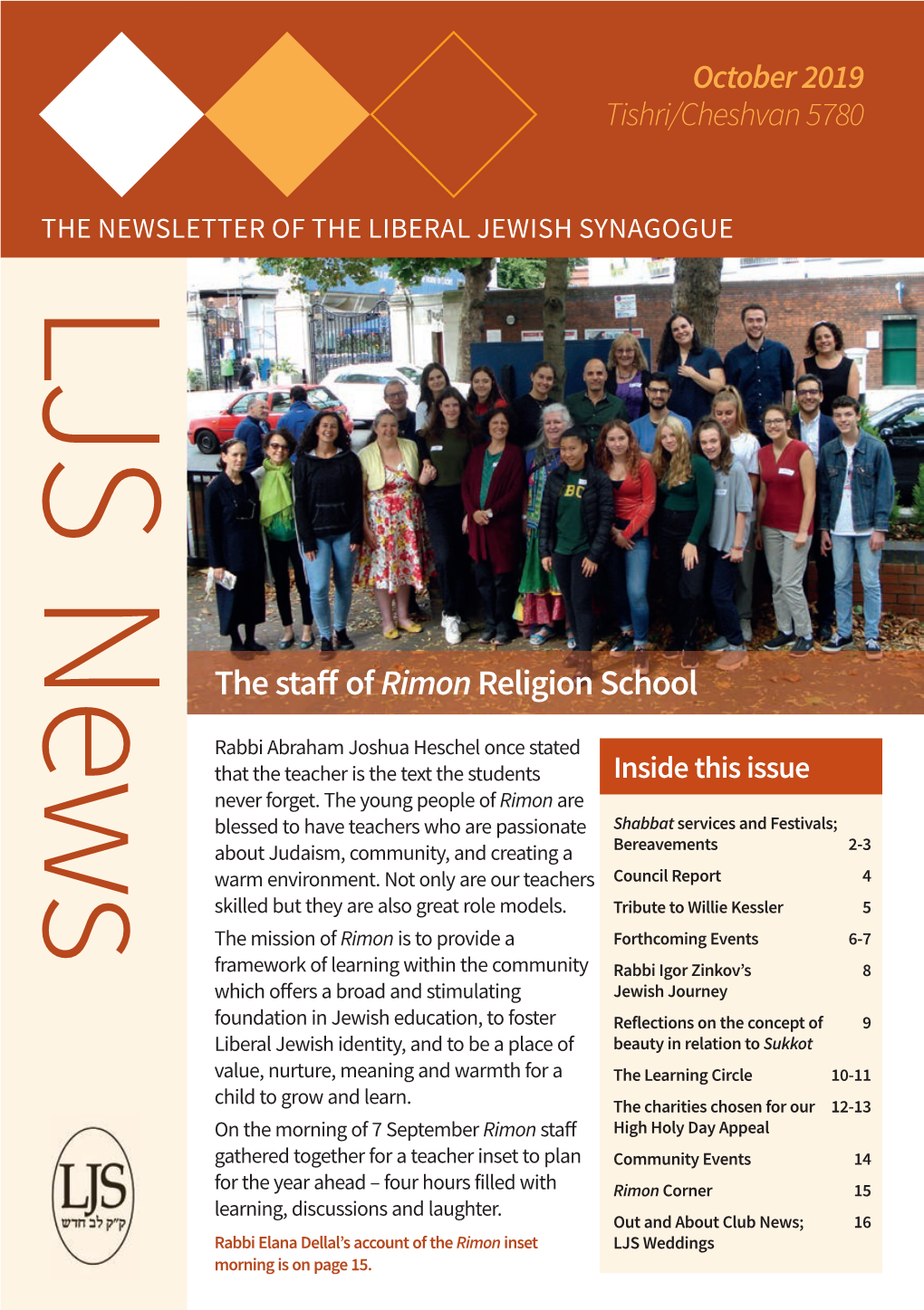 LJS NEWSLETTER OCTOBER2019 AW.Indd