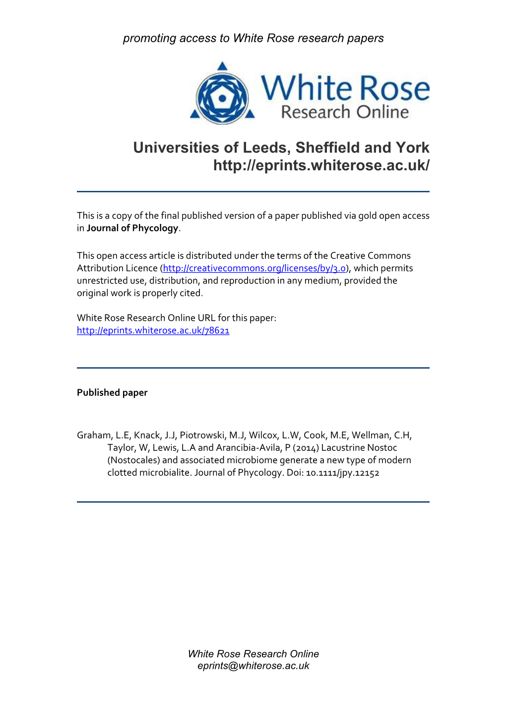 Universities of Leeds, Sheffield and York